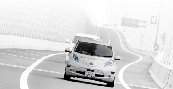 Nissan self driving car